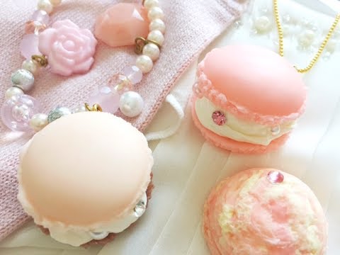 DIY Macaron Charm &Q-pot Tokyo - YouTube