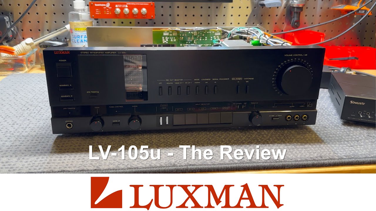 Luxman LV-105u Amplifier - The Review - YouTube
