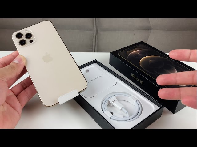 IPHONE 12 PRO GOLD UNBOXING!!! (Official) - YouTube