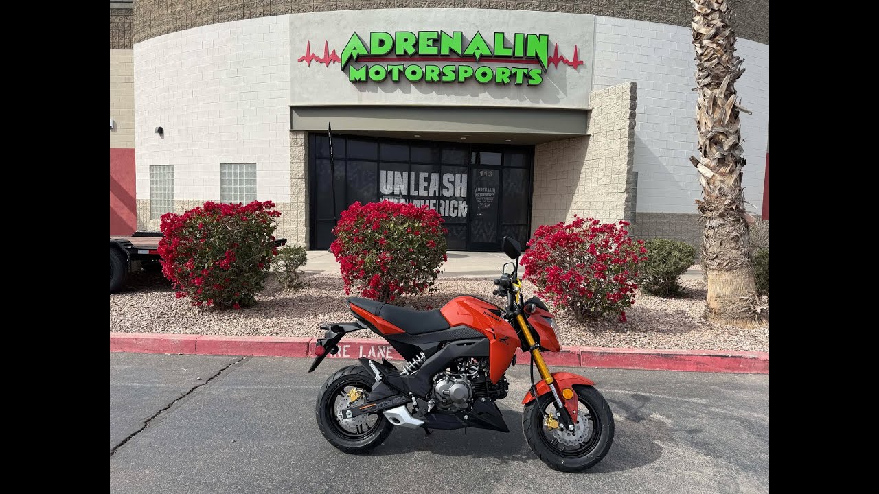 2025 Kawasaki Z125 PRO Pearl Lava Orange - YouTube