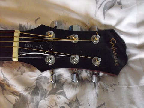 Epiphone AJ10 guitar review - YouTube