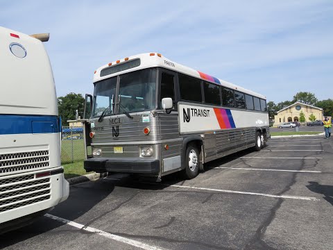 Revving up NJ Transit 1982 MCI MC-9 #6106 at the 2023 NJTHC Event