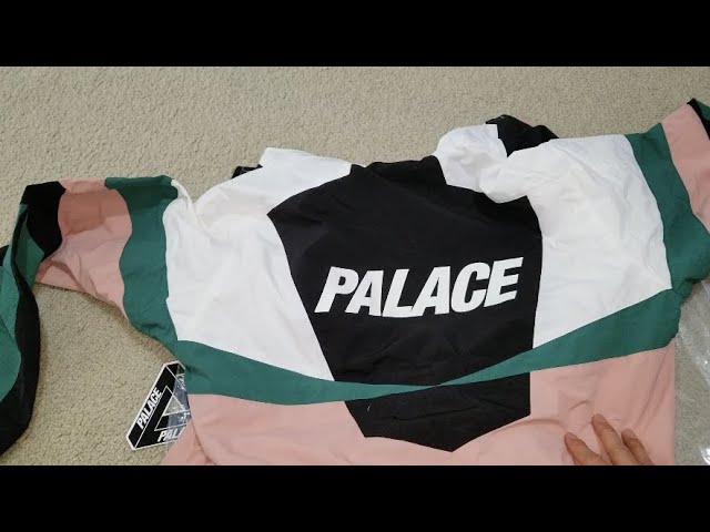 2022 PALACE Panelled Shell Track Jacket Pink + Try-On Body Fit