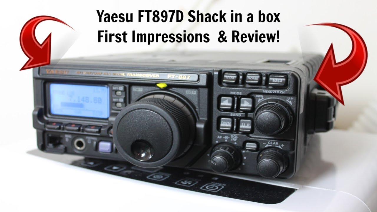 Yaesu FT 897D First Impressions Review! Perfect beginner HF