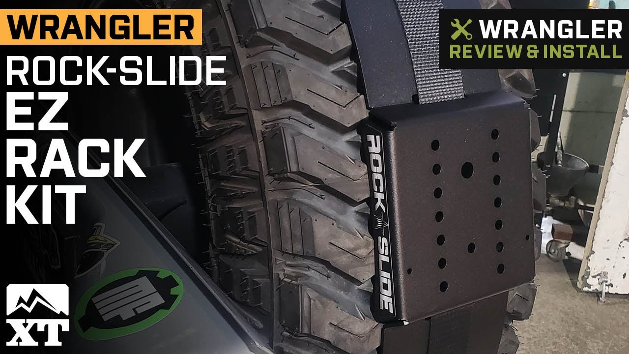 Rock-Slide Engineering Jeep Wrangler Basic EZ Rack Kit; Steel AC