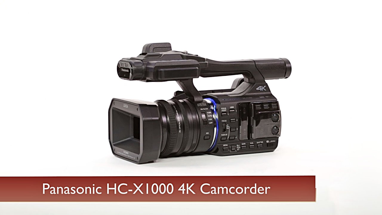 Panasonic HC-X1000: 4K 60p Internal, Compact ENG, Great Price