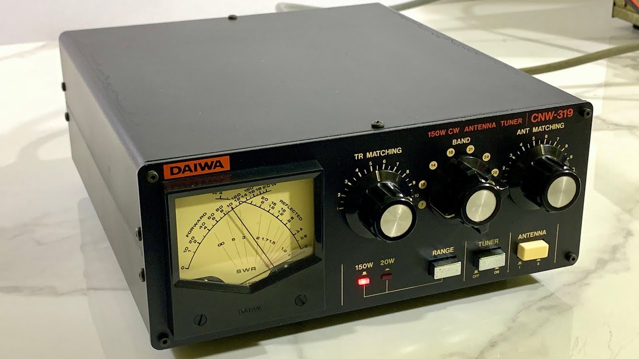 ✨Daiwa CNW-319 HF/50MHz Tuner 150W✨ - YouTube