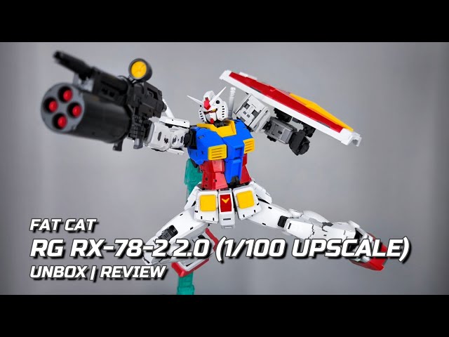 REVIEW] FAT CAT - RX-78-2 - RG 2.0 (1/100 UPSCALE) - INSANE