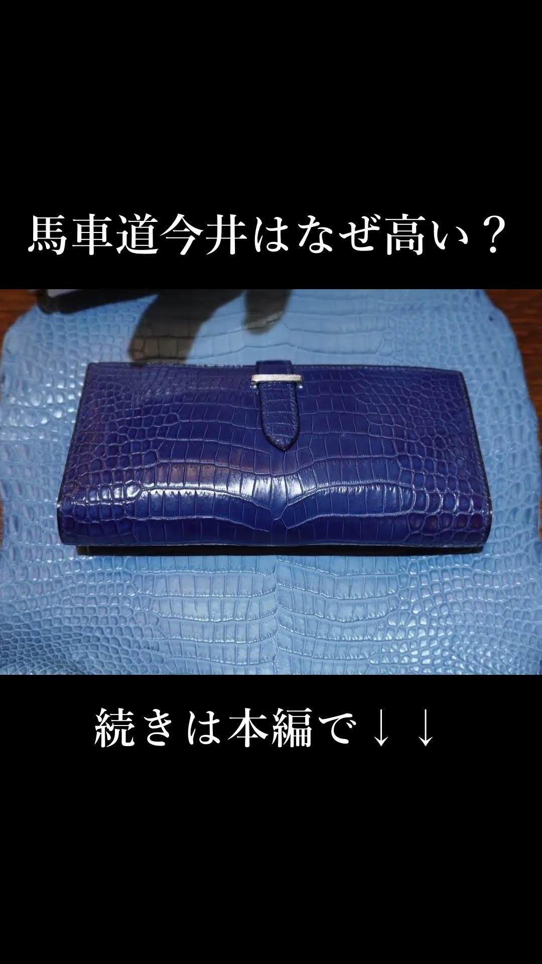 馬車道今井 クロコダイル専門 since1890 - YouTube