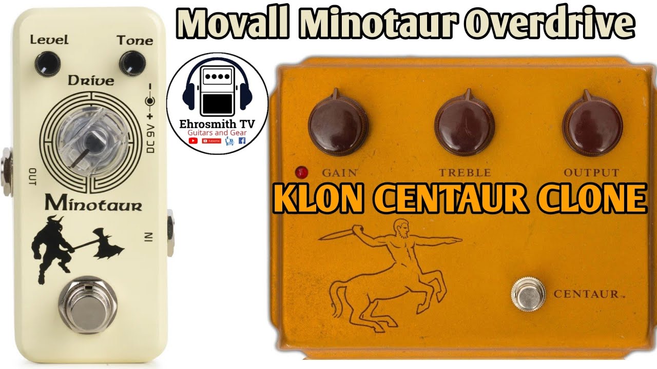 Movall Minotaur Overdrive (KLON CENTAUR CLONE) Demo - YouTube