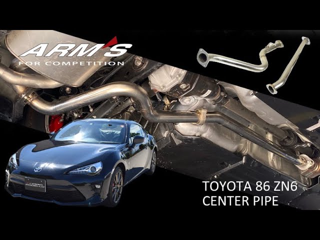 ARMS GT-CPS センターパイプ トヨタ 86 後期 ZN6 純正リアマフラー対応
