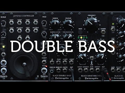 Erica Synths Black Double Bass demo - YouTube