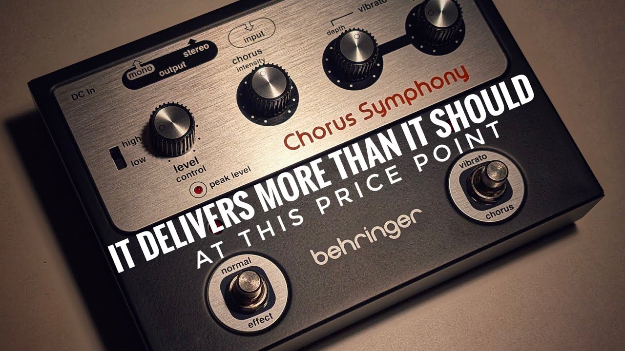 Behringer Chorus Symphony (BOSS CE-1) In Depth Soundcheck - YouTube