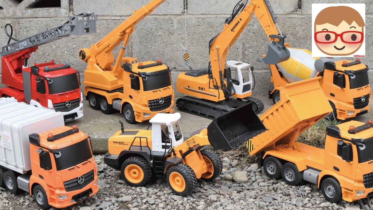 Excavator videos for children | Construction vehicle RC | Car toys