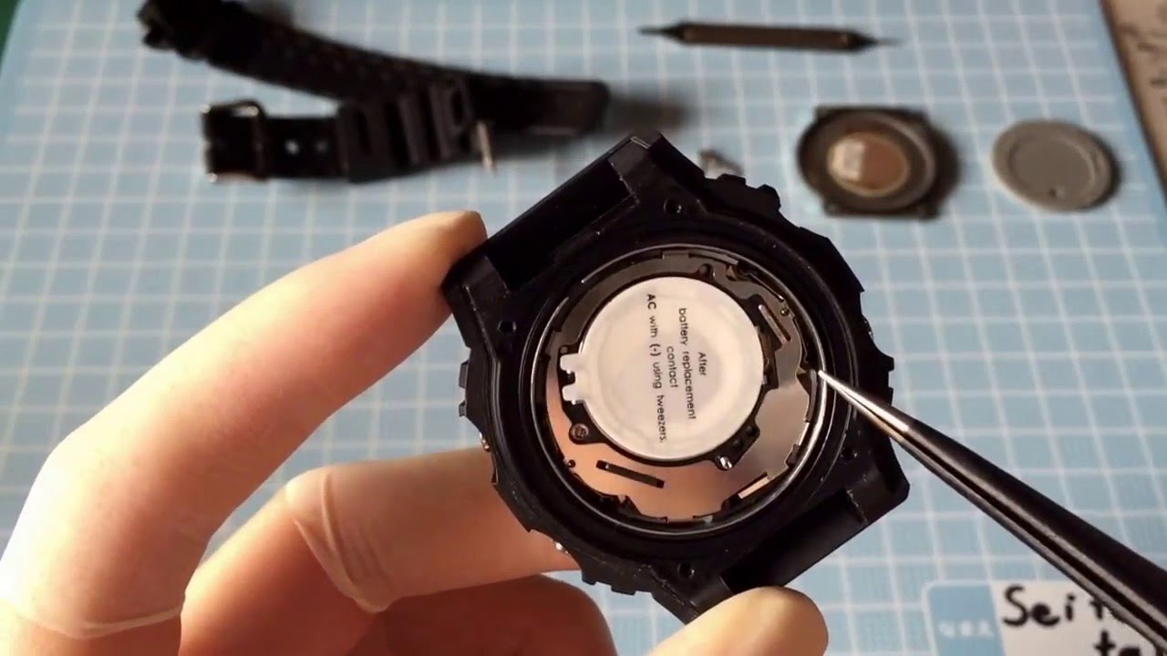 G-SHOCK battery replacement - YouTube
