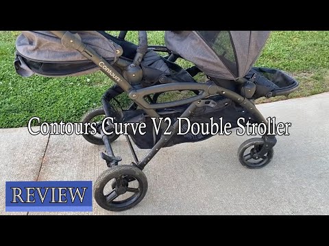 Contours Curve V2 Double Stroller Review - YouTube