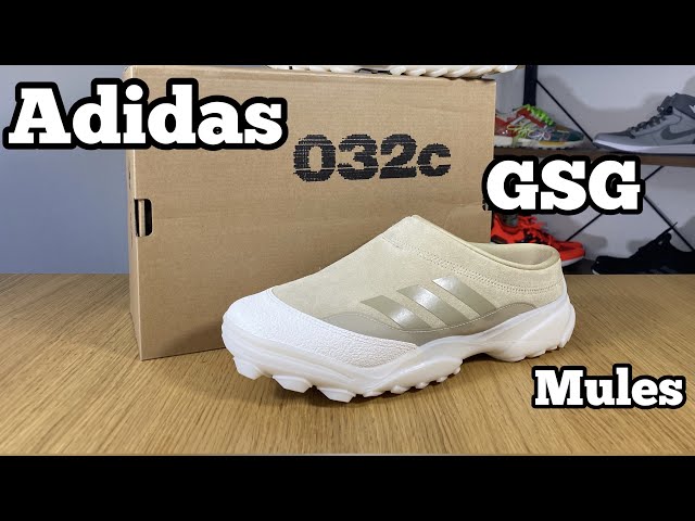 Adidas 032C GSG Mules Review& On foot - YouTube