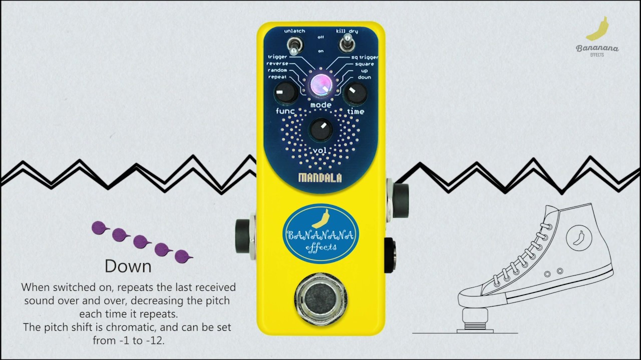 Bananana Effects MANDALA - 8つのモードを内蔵した多機能グリッチ