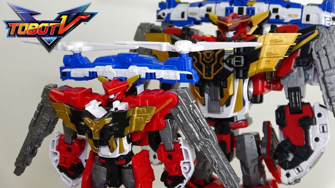 Tobot V] Season2 Mini Ver 4 united robot Giganto Saber - YouTube