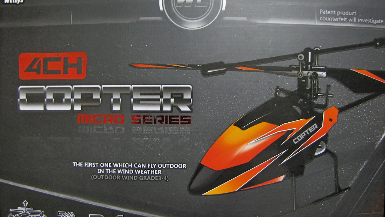 Wltoys 4CH Copter V911- Unboxing- RC Cincy - YouTube