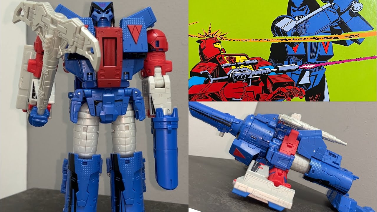 How to transform leader class comic universe Straxus. Transformers