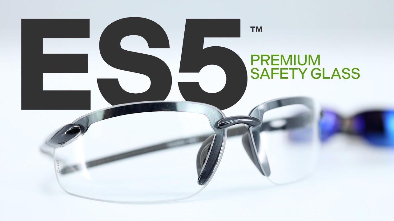 Crossfire ES5 Safety Glasses Pearl Gray with Clear Lens