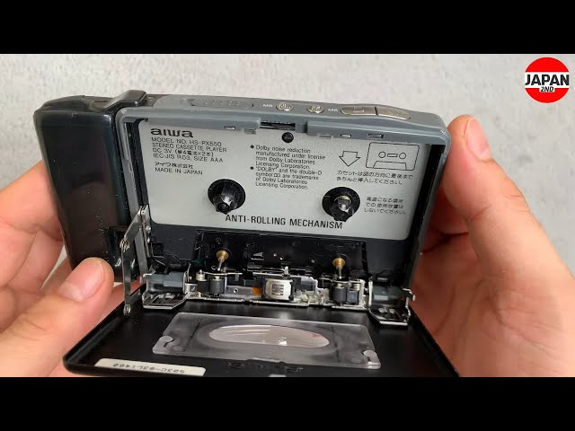 AIWA カセットプレーヤー HS-PX55 cassette player - YouTube