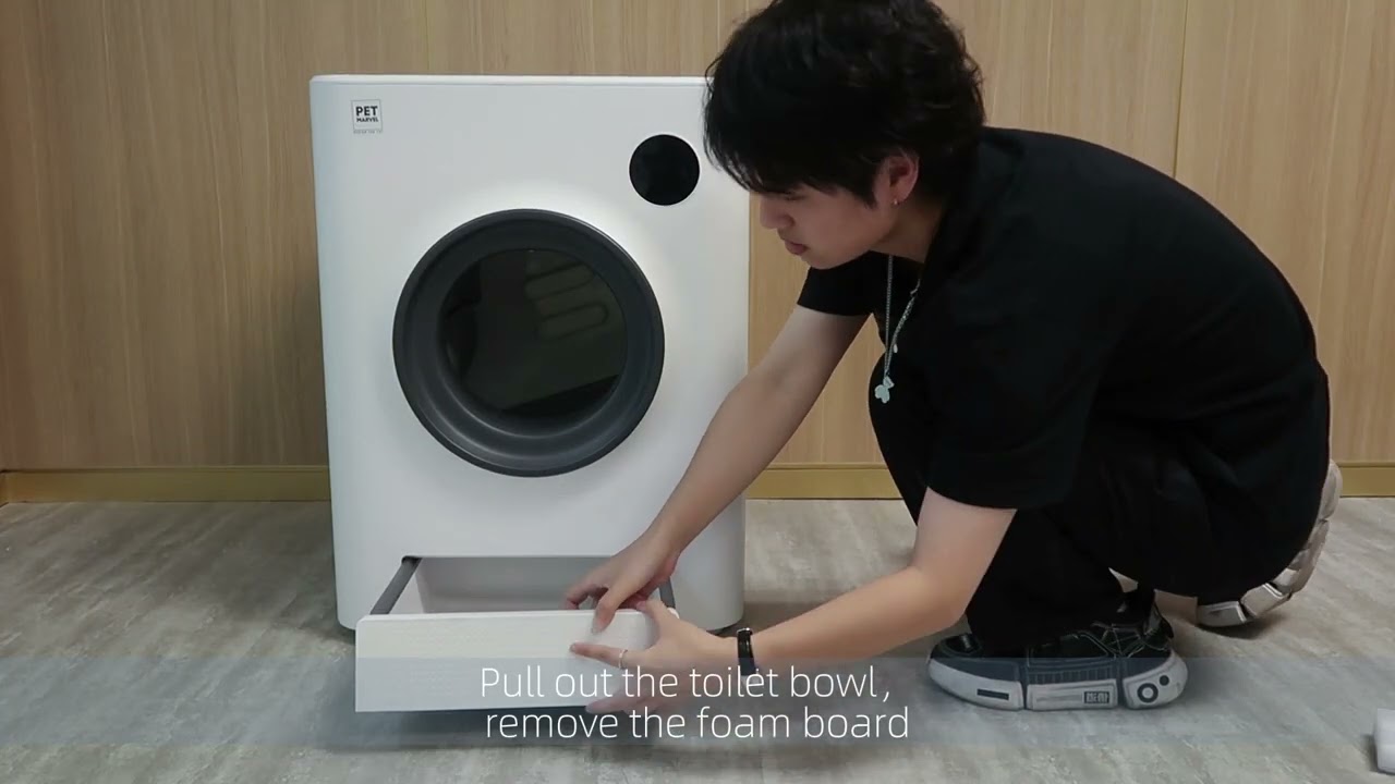 PET MARVEL | MAGIC CUBE SMART CAT TOILET Unboxing and installation