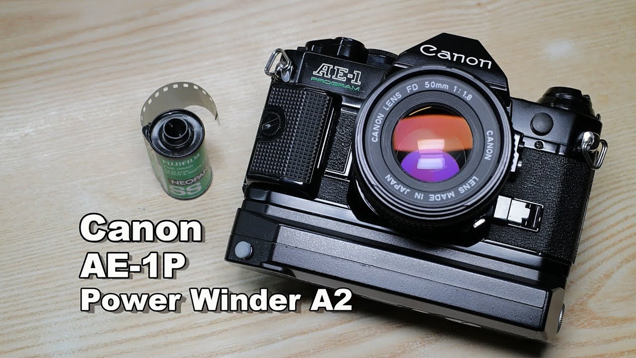 Canon Power Winder A2 をフィルム一眼レフカメラAE-1Pに装着テスト