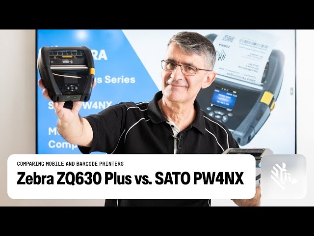Comparing the Zebra ZQ630 Plus with the SATO PW4NX mobile label