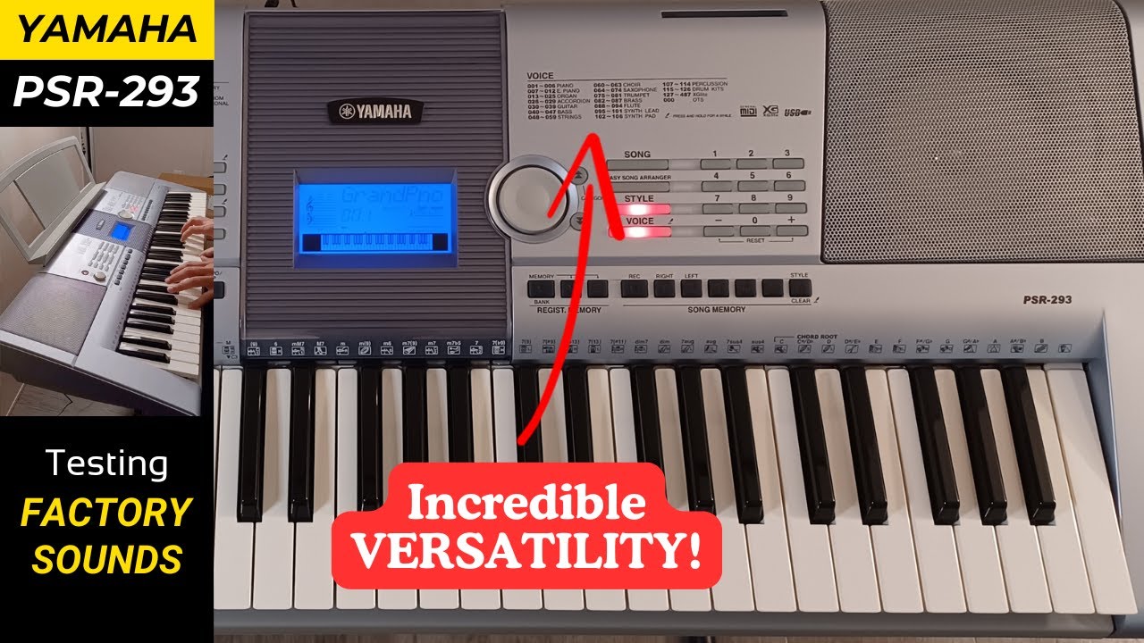 Yamaha PSR-E403, another look at this excellent keyboard! - YouTube