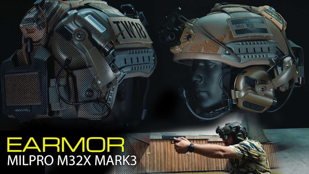 EARMOR MILPRO M32X MARK3 - YouTube