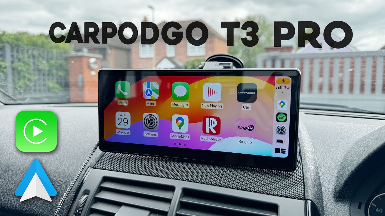Carpodgo T3 Pro is the Best 60fps CarPlay Screen You Can Buy