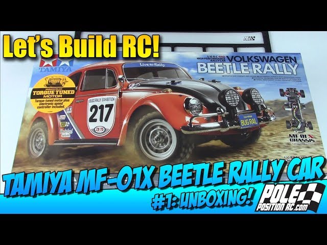 Let's Build RC: The Tamiya MF-01X Beetle Rally Car #1 - Unboxing