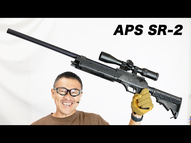 APS SR-2 OR M4のグリップ ストックを備えたスナイパーライフル