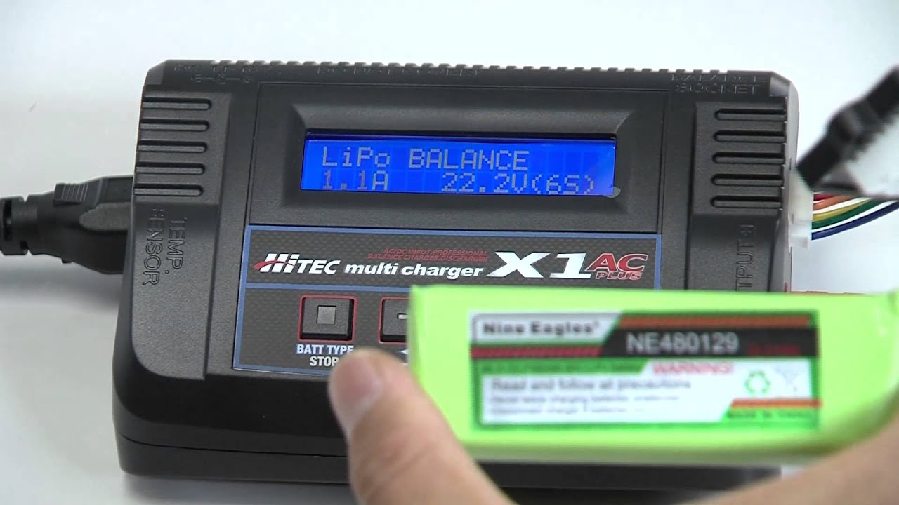 multi charger X1 AC plus 充放電器 | Hitec Multiplex Japan Inc.