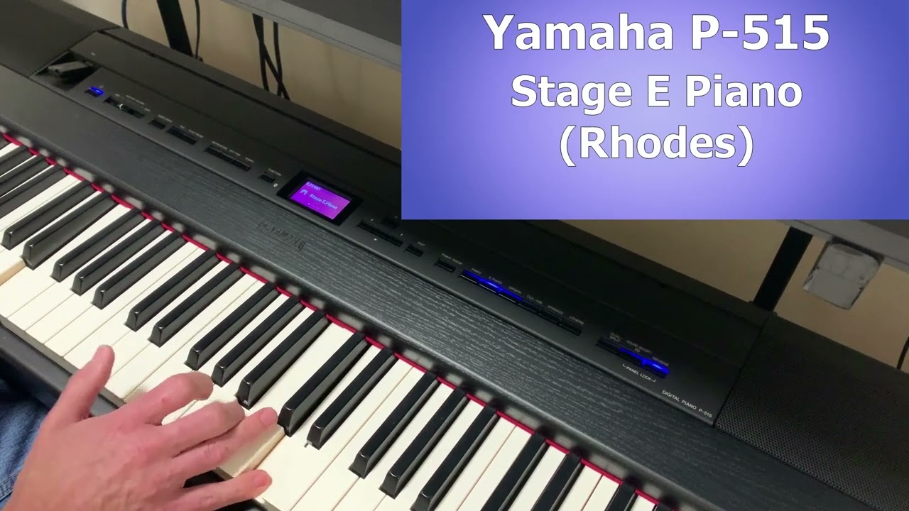Yamaha P-515 Review; Their Flagship Portable - Piano Tone