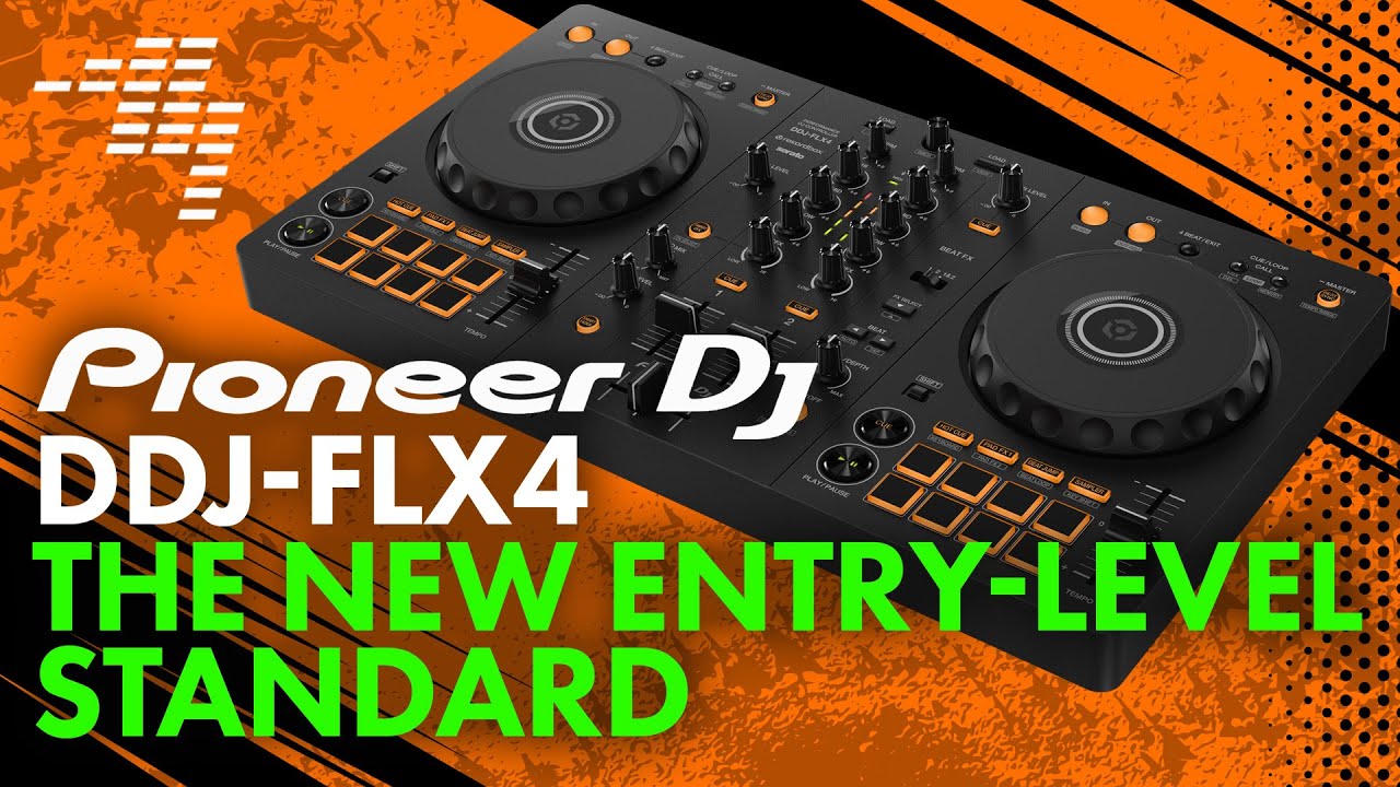 Pioneer DJ DDJ-FLX4 2Kanal Rekordbox-Serato Dj Controller