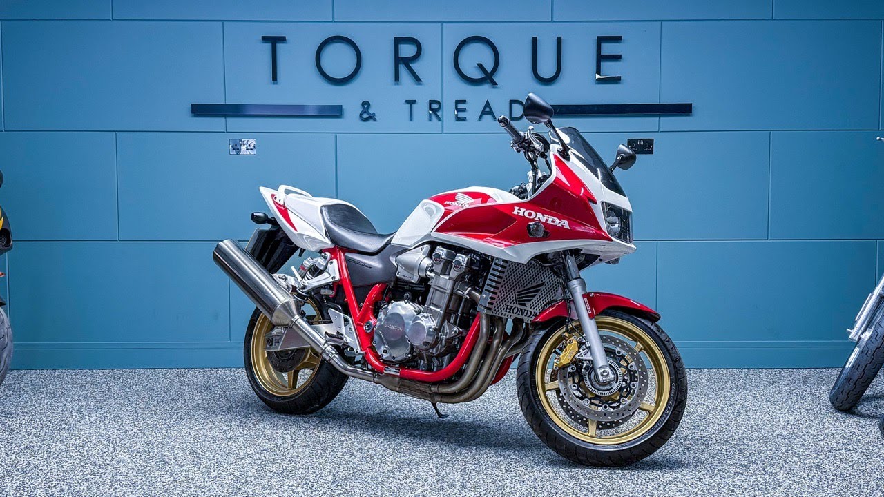 2008 (08-Reg) Honda CB1300 - Red & White - 13,361 Miles - YouTube