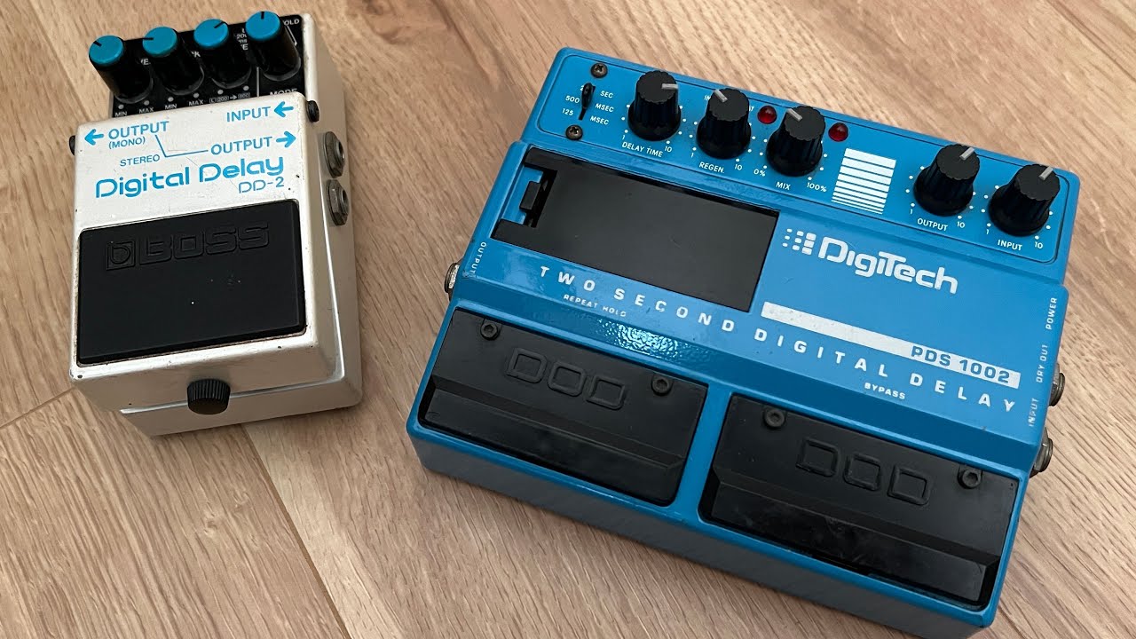 The charm of early digital delays [Digitech PDS1002] - YouTube