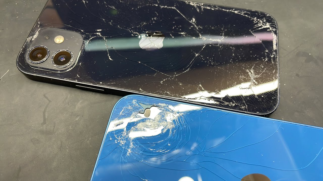 綺麗に戻します】iPhone 13 / 12 背面ガラス割れ バックパネル交換修理