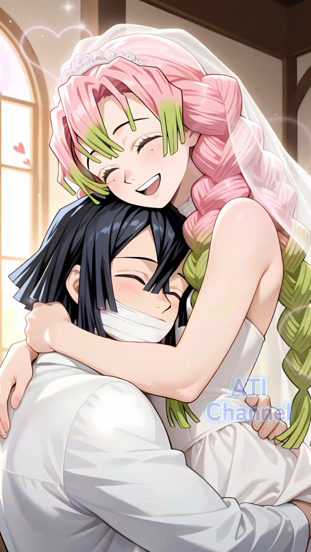 蜜璃と伊黒さんが結婚したら#鬼滅の刃#ねんどろいど#コマ撮り#伊黒小芭