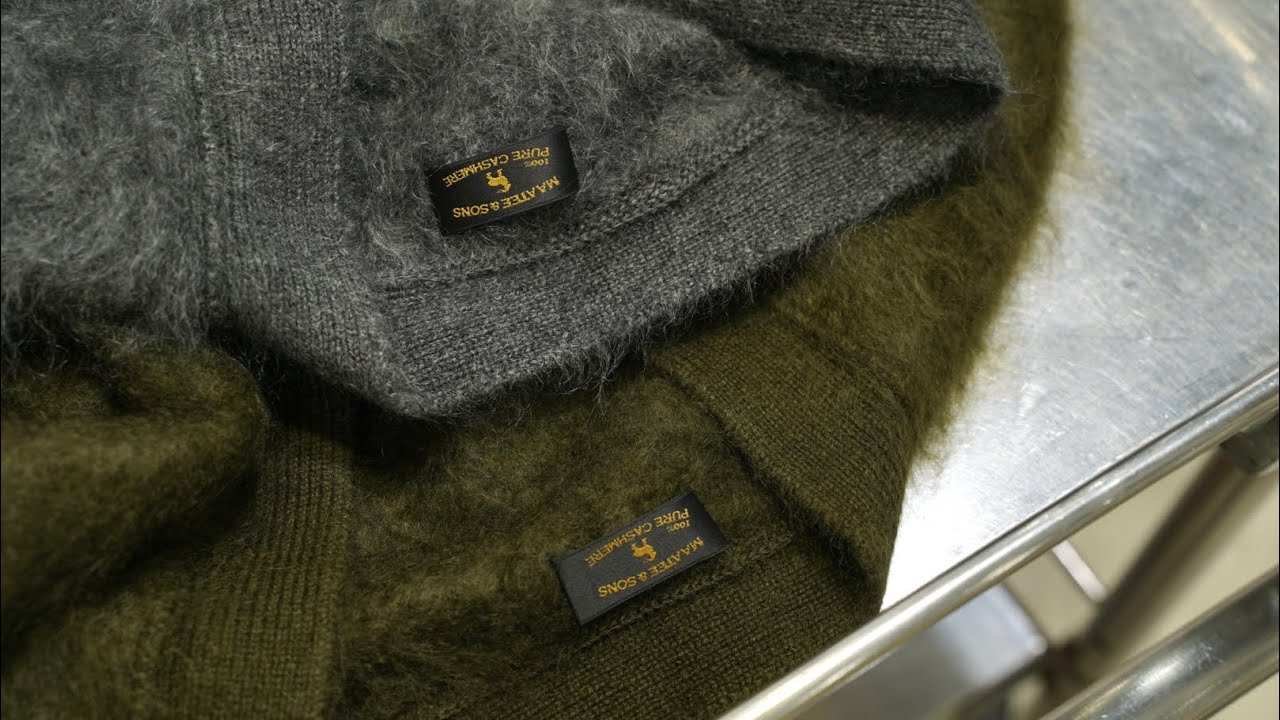 MAATEE&SONSの別注カーディガンを紹介してみた。 - YouTube