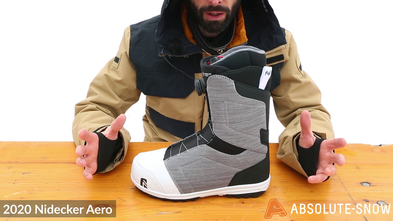 2019 / 2020 | Nidecker Aero Snowboard Boots | Video Review - YouTube