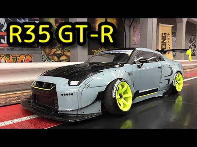 RC Drift Body Build】「 Rocket Bunny Pandem Nissan GTR R35