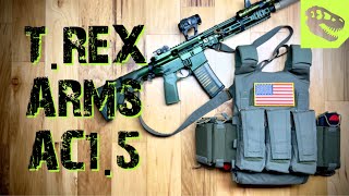 T.REX ARMS AC1.5 プレートキャリア レンジャーグリーン サイズ:Medium