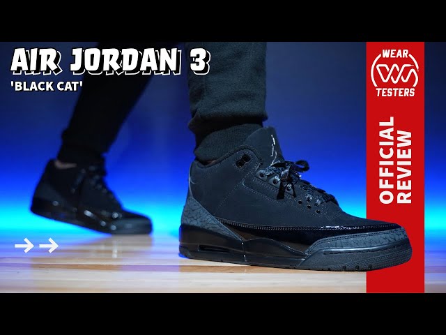 Air Jordan 3 Black Cat 2025 - YouTube