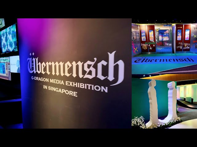 4K】G-DRAGON MEDIA EXHIBITION: Ubermensch in Singapore Review