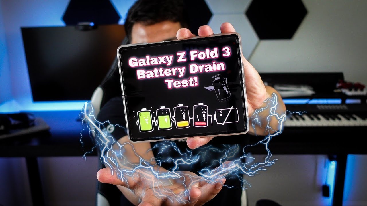 Samsung Galaxy Z Fold 3 All Day REAL LIFE Battery Drain Test