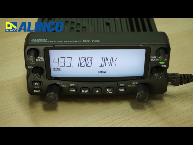 ALINCO DR-735 メモリー登録とバンク運用 #02 - YouTube
